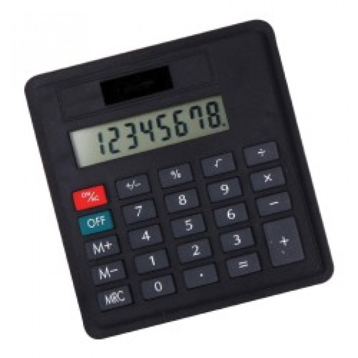 Promosyon Dijital Hesap Makinesi 8 Haneli 8,5 x 9 cm